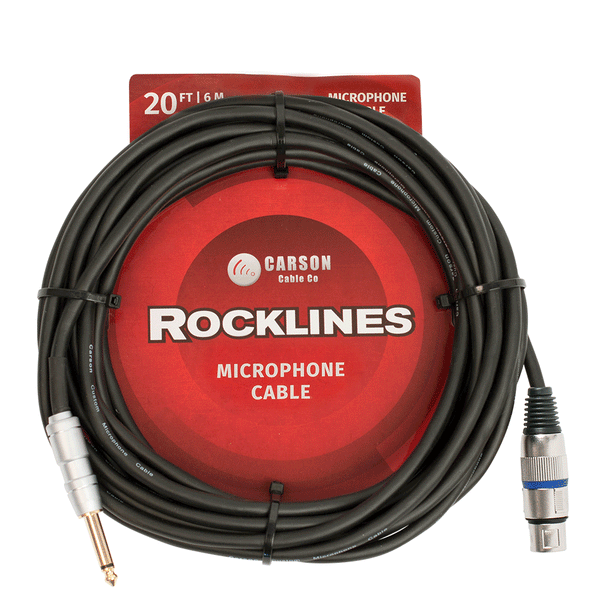 CARSON 20FT Microphone Cable XLR to Jack-Main