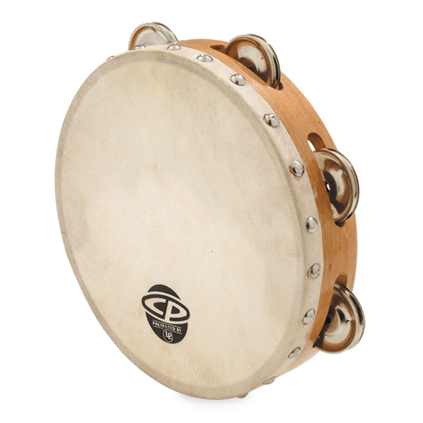 CP Wood Head Single Row 8" Tambourine