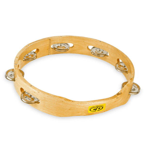 CP Wood No Head Single Row 10" Tambourine