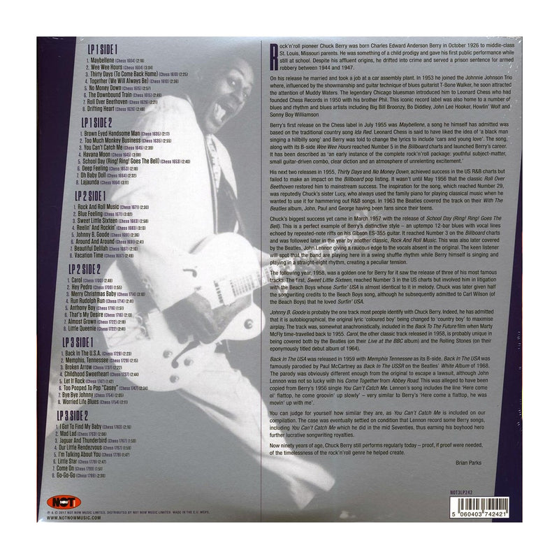 Chuck Berry - The Singles Collection LP (White Vinyl)