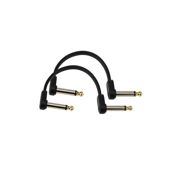 D'ADDARIO 4in Flat Patch Cable - 2 Pack