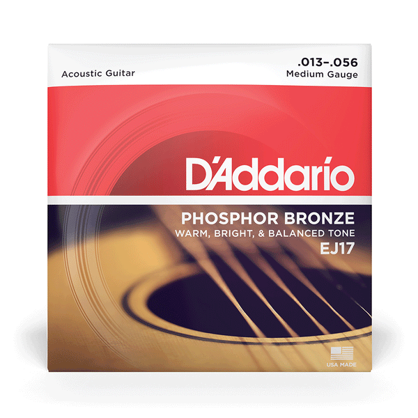 DADDARIO EJ17 Acoustic Guitar Set - Phosphor Bronze-Main