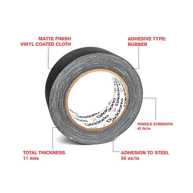 D'ADDARIO Gaffers Tape 48mm X 22.9 Metres
