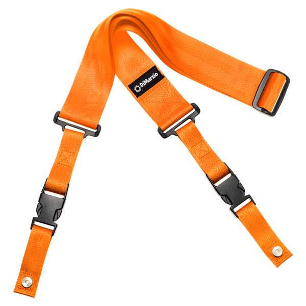 DIMARZIO-Clip-Lok-2-inch-Nylon-Strap-Neon-Orange-Main