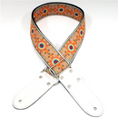 DSL 2 INCH Jacquard Webbing Guitar Strap SAL ORANGE