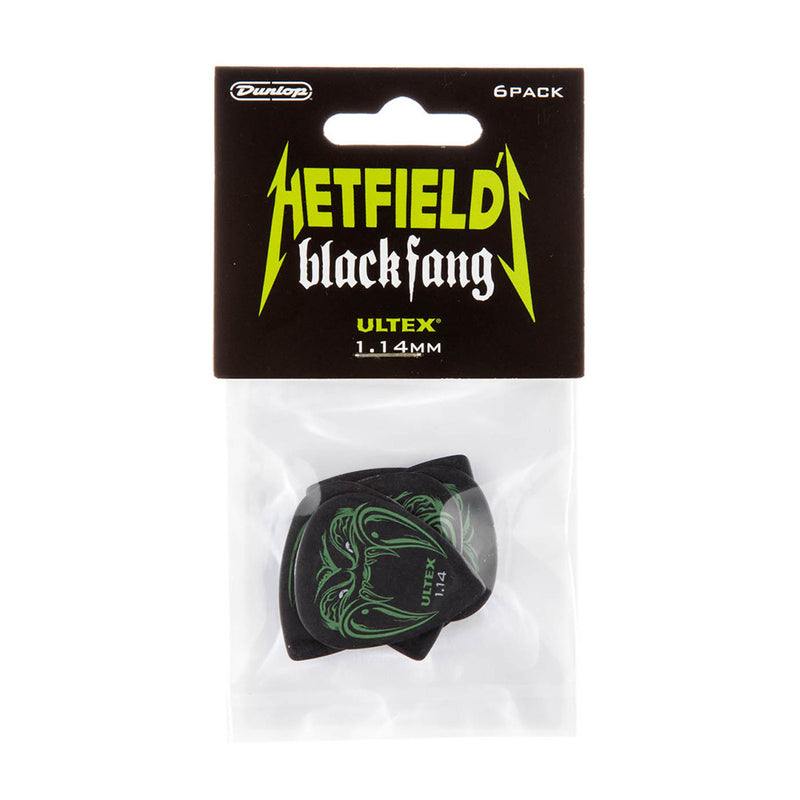 DUNLOP Hetfield Black Fang Qty 6 Player Pack  - 1.14mm