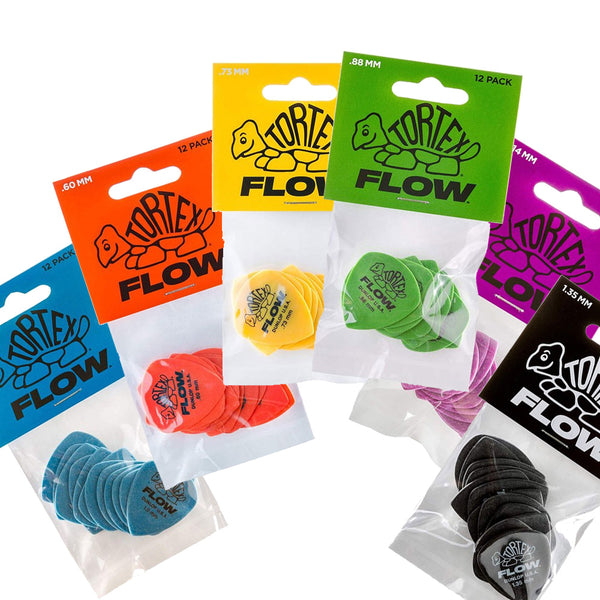 DUNLOP Tortex Flow Players - 12 Pack