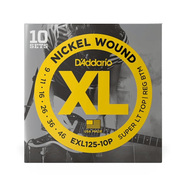 D'ADDARIO EXL125 Electric Strings 10 Pack 09-46 Gauge