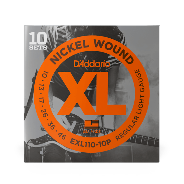 D'ADDARIO EXL110 Electric Strings 10 Pack 10-46 Gauge