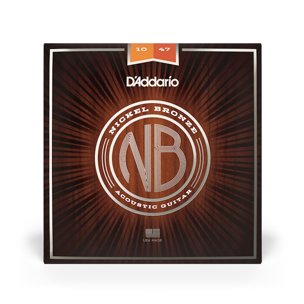 D'ADDARIO Nickel Bronze Acoustic Strings 10-47 Gauge