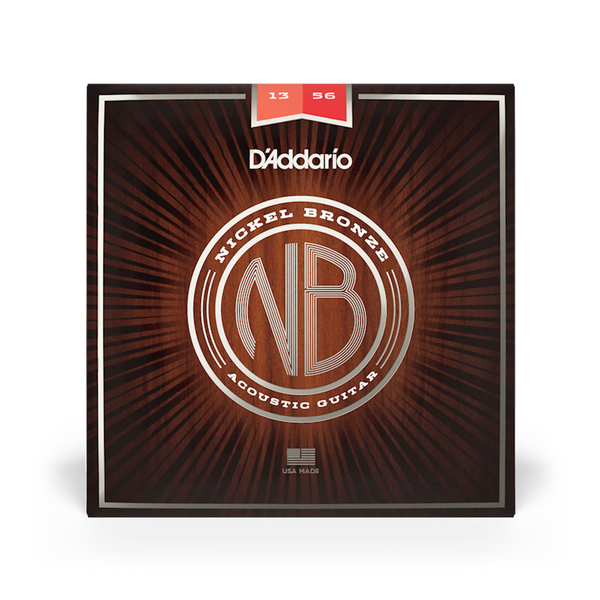 D'ADDARIO Nickel Bronze Acoustic Strings 13-56 Gauge