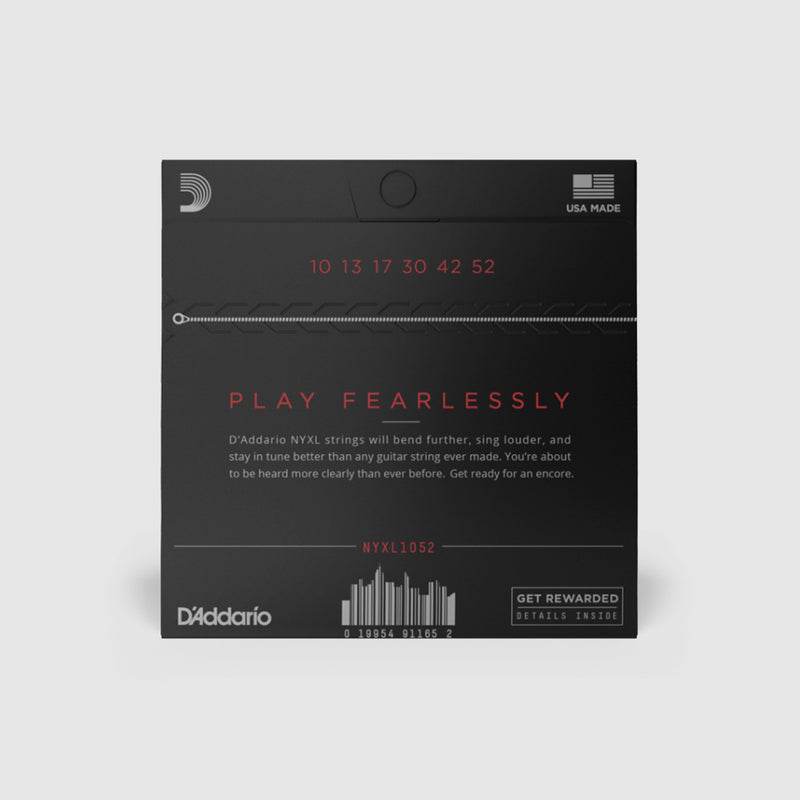 D'Addario NYXL1052 Nickel Wound Electric Guitar String Set