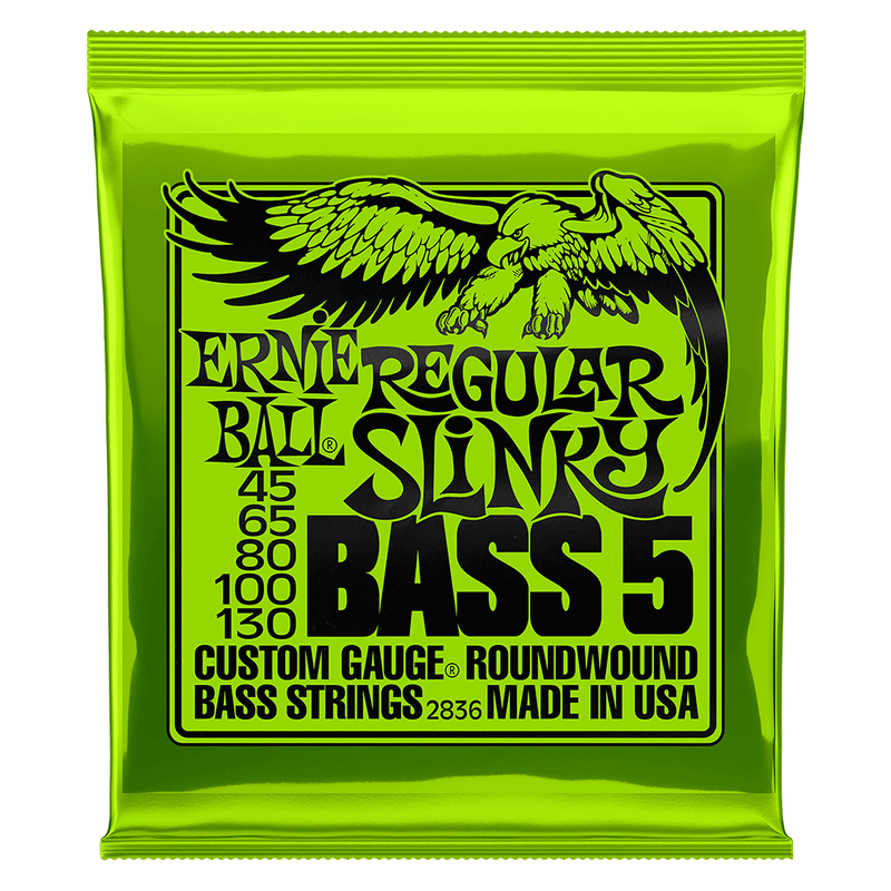 ERNIE BALL 5 STRING Bass Guitar Set - Regular Slinky-Main