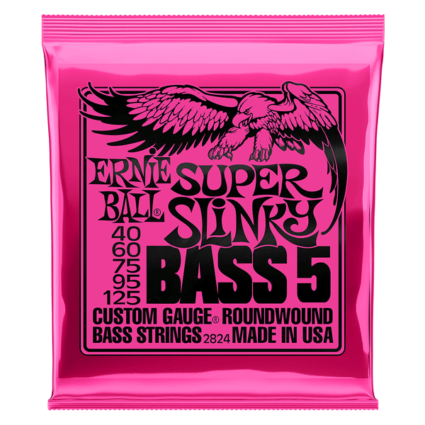 ERNIE BALL 5 STRING Bass Guitar Set - Super Slinky-Main