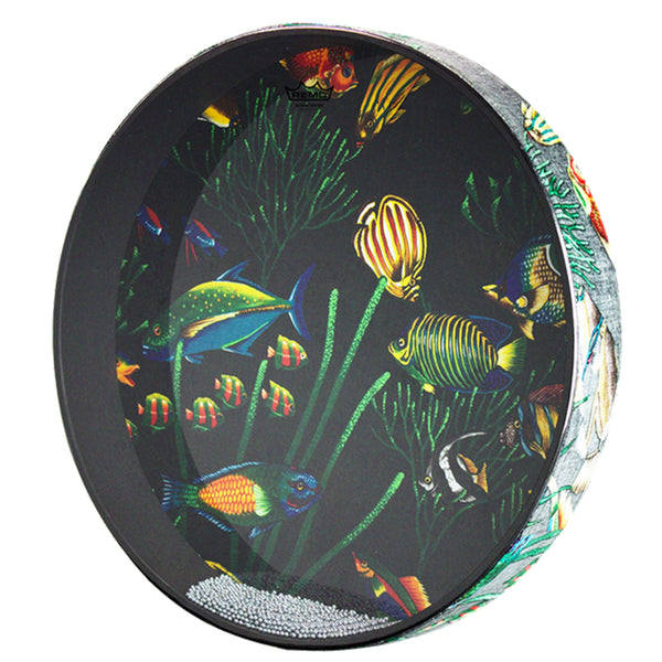 REMO Ocean Drum Fish Graphic 12"