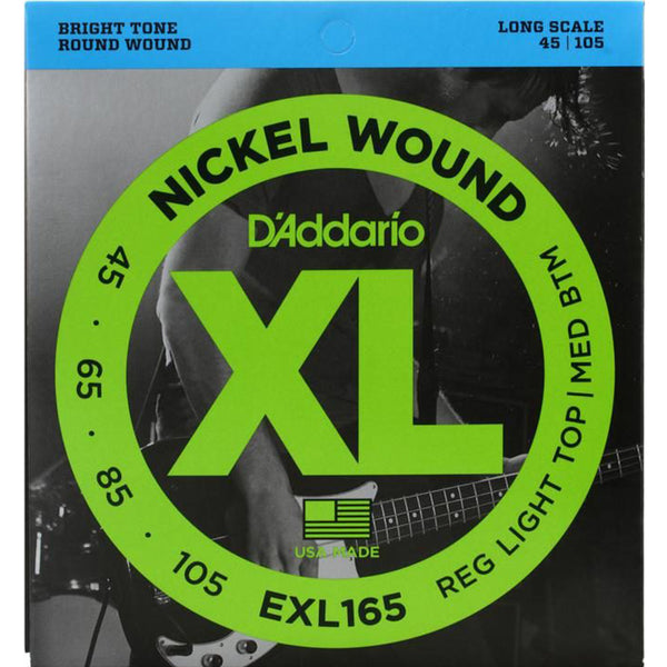 D'ADDARIO EXL165 Bass Strings 45-105 Gauge