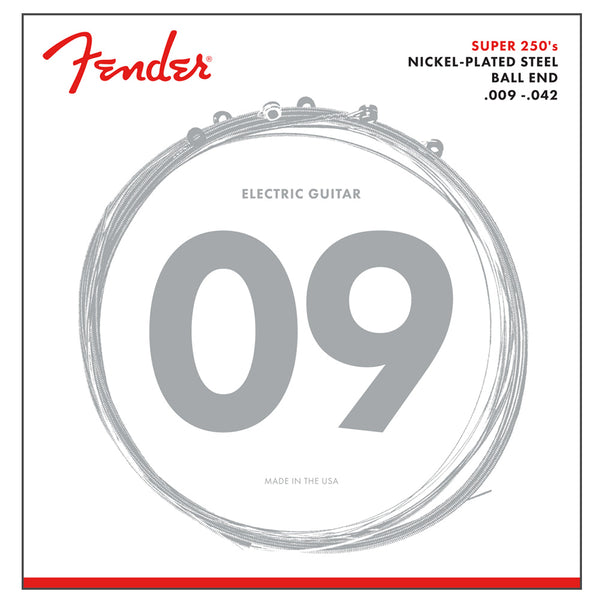 FENDER Super 250 Electric Guitar Strings 9-42