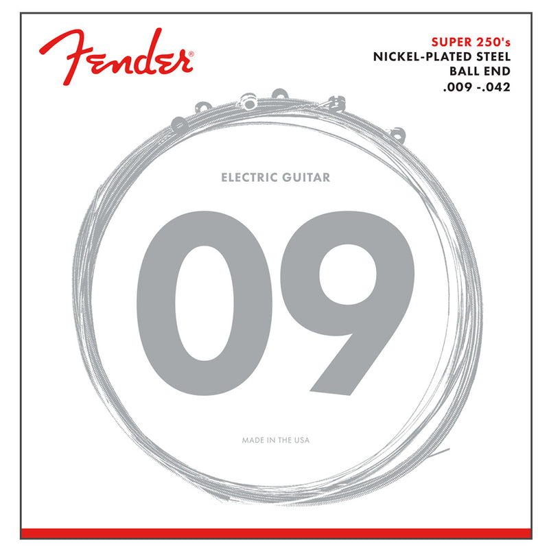 FENDER Super 250 Electric Guitar Strings 9-42