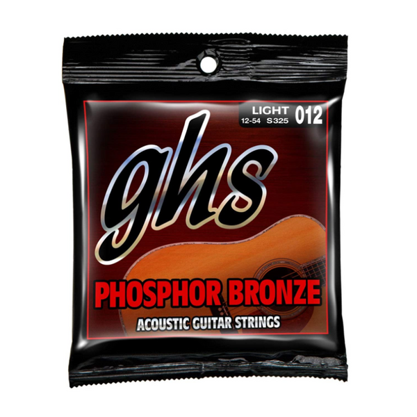 GHS S325 12-54 Light Phosphor Bronze Acoustic Guitar Strings