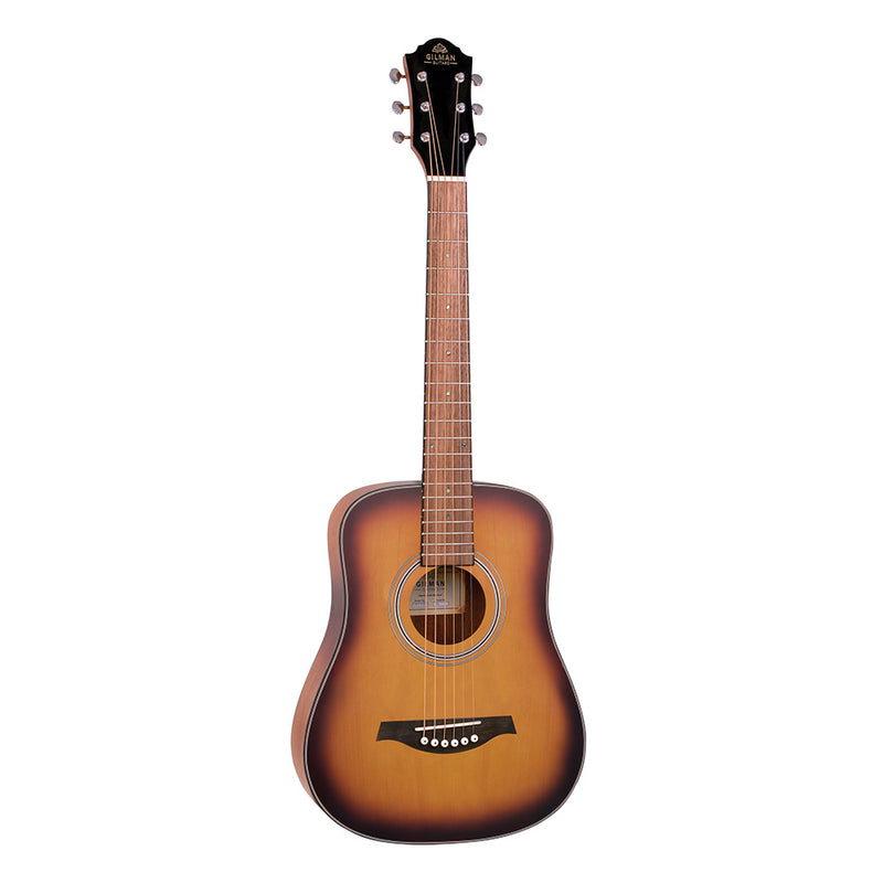 GILMAN GBY10 Mini Traveller Acoustic - Tobacco Sunburst