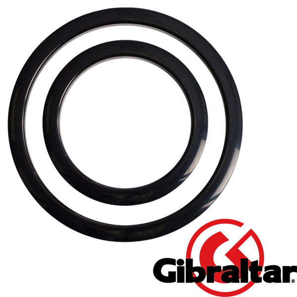 GIBRALTAR Port Hole Protector 5" Black Finish - Pk 1