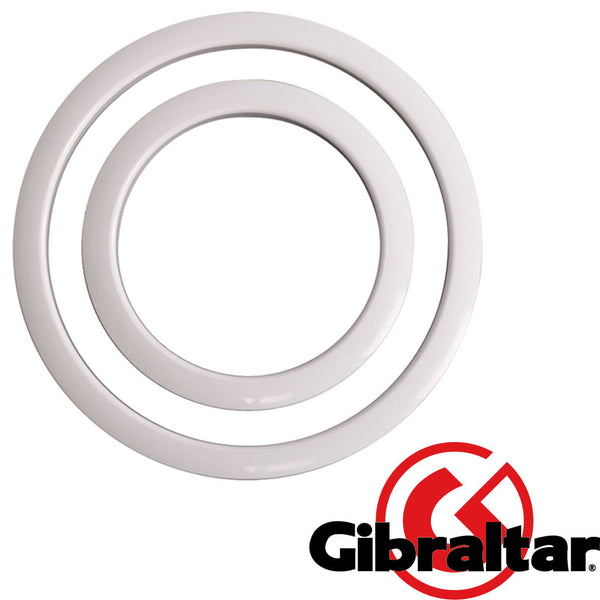 GIBRALTAR Port Hole Protector 4" White Finish - Pk 1