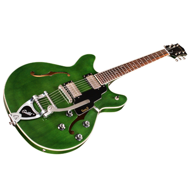 GUILD Starfire I DC GVT Semi Hollow Body - Emerald Green