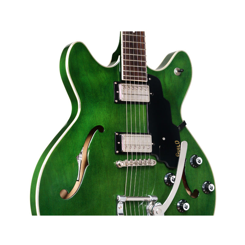 GUILD Starfire I DC GVT Semi Hollow Body - Emerald Green