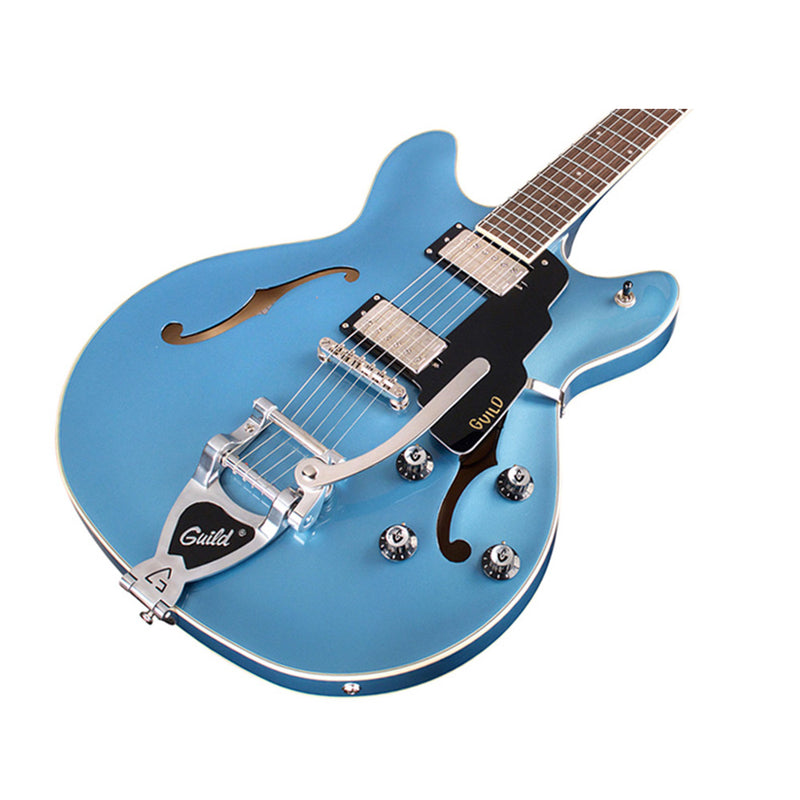 GUILD Starfire I DC GVT Semi Hollow Body - Pelham Blue