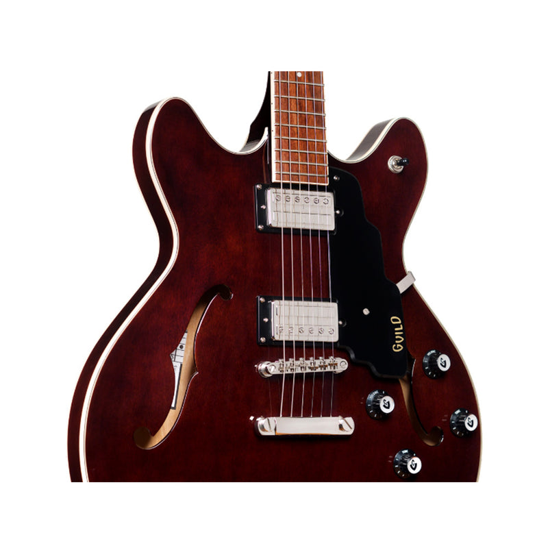 GUILD Starfire I DC Semi Hollow Body - Vintage Walnut