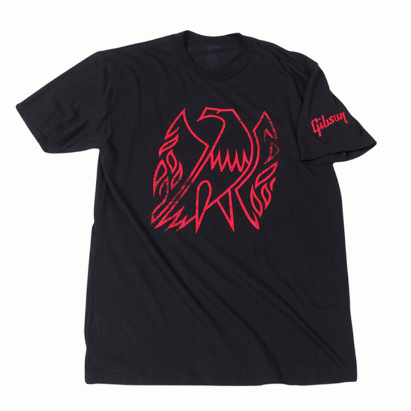 GIBSON Firebird T-Shirt Black Large