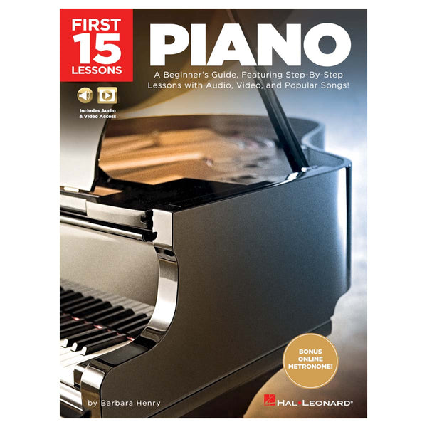 Hal Leonard First 15 Lesson Piano Method Book