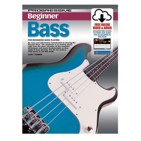 KOALA PROGRESSIVE BEGINNER BASS BK/CD