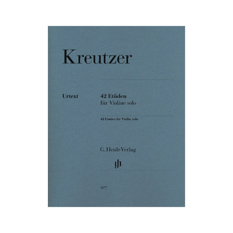 KREUTZER - 42 ETUDES FOR VIOLIN SOLO HENLE
