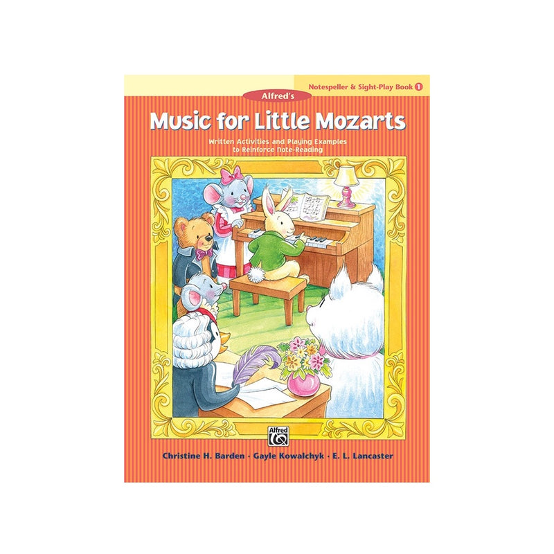 ALFRED MUSIC FOR LITTLE MOZARTS – NOTESPELLER SIGHT-PLAY BOOK 1