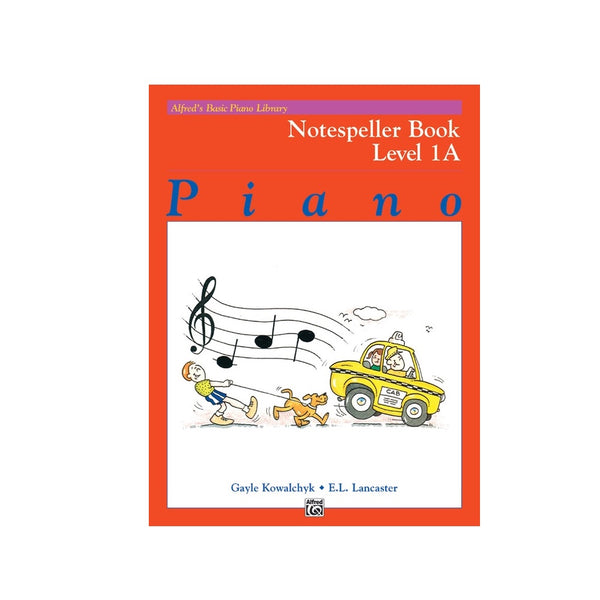 ALFRED BASIC PIANO NOTESPELLER BOOK LEVEL 1A