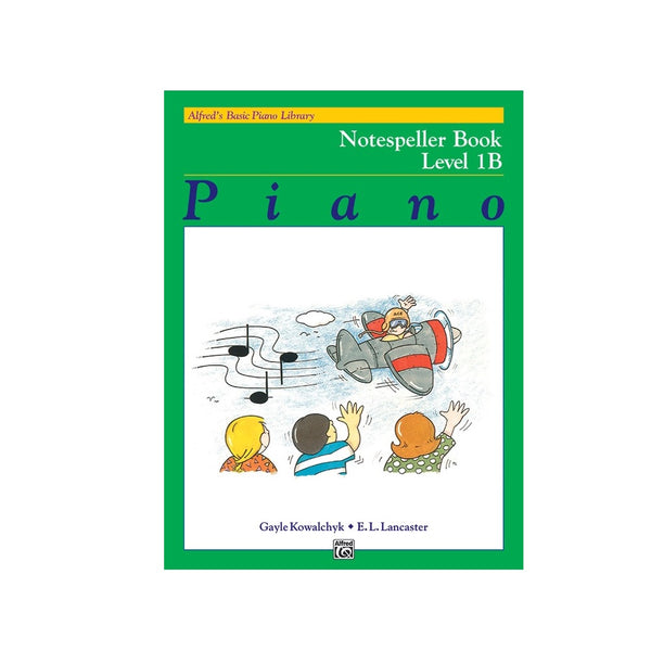 ALFRED BASIC PIANO NOTESPELLER BOOK LEVEL 1B