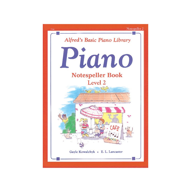 ALFRED BASIC PIANO NOTESPELLER BOOK LEVEL 2