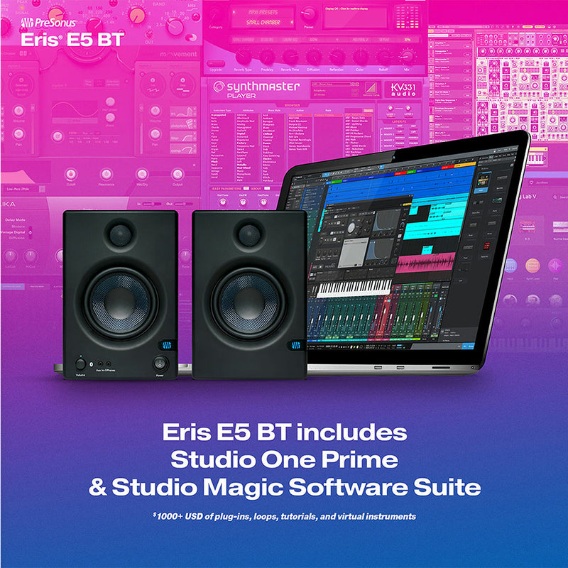 PRESONUS  ERIS E5BT Bluetooth Monitors - Pair
