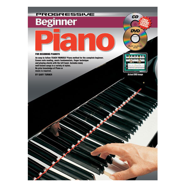 PROGRESSIVE BEGINNER PIANO ONLINE MEDIA