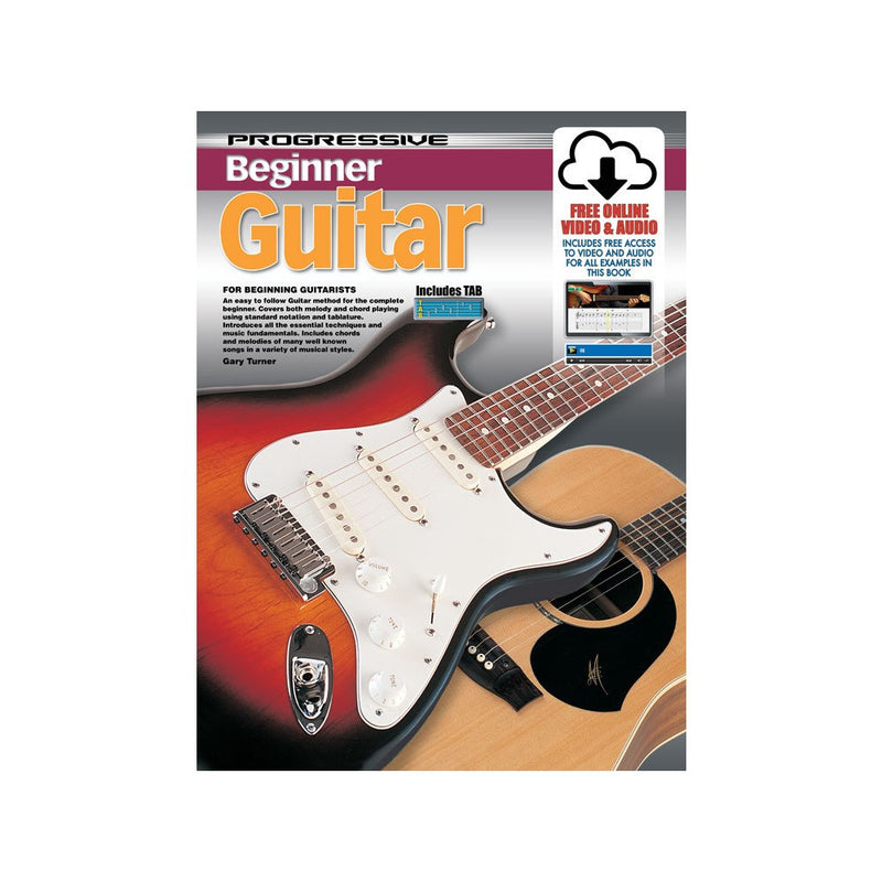 Progressive Beginner Guitar Book Online Video & Audio 69163