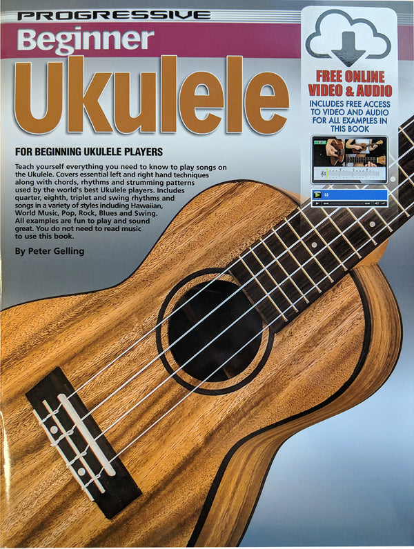 PROGRESSIVE BEGINNER UKULELE ONLINE MEDIA 11888