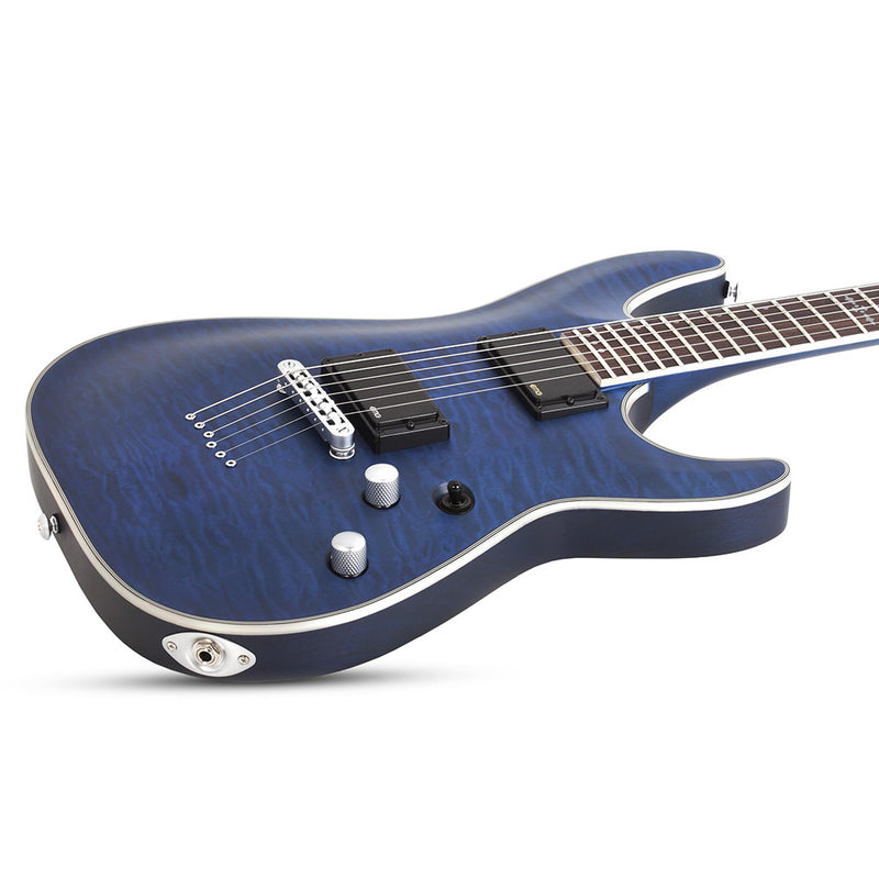 SCHECTER C-1 Platinum - See Thru Midnight Blue