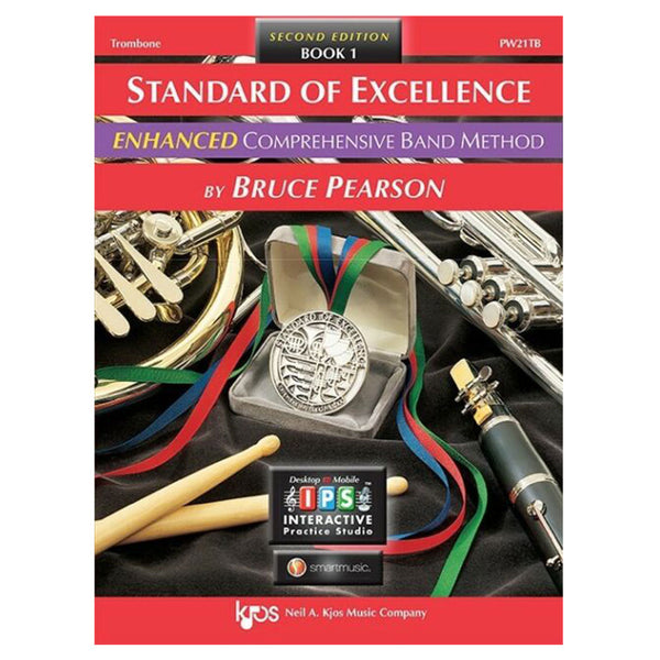 STANDARD OF EXCELLENCE ENHANCED EDN. TROMBONE BOOK 1