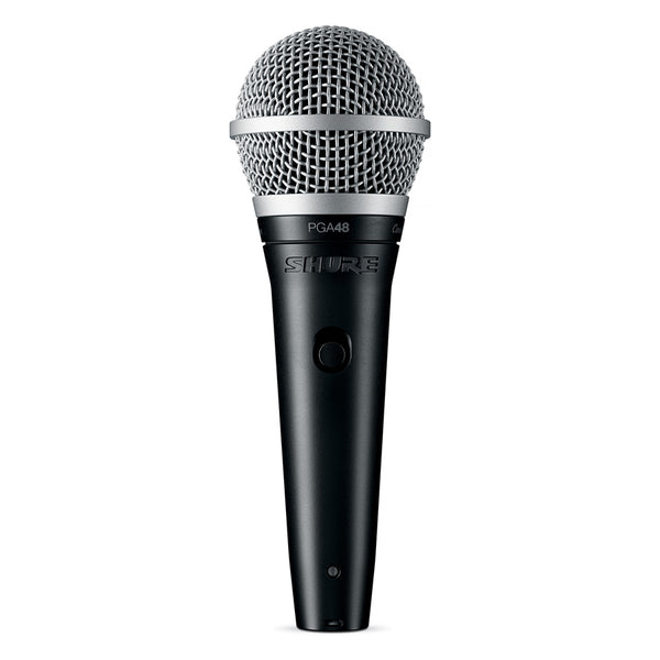 SHURE PGA48 CARDIOID DYNAMIC VOCAL MIC W/ON-OFF SWITCH