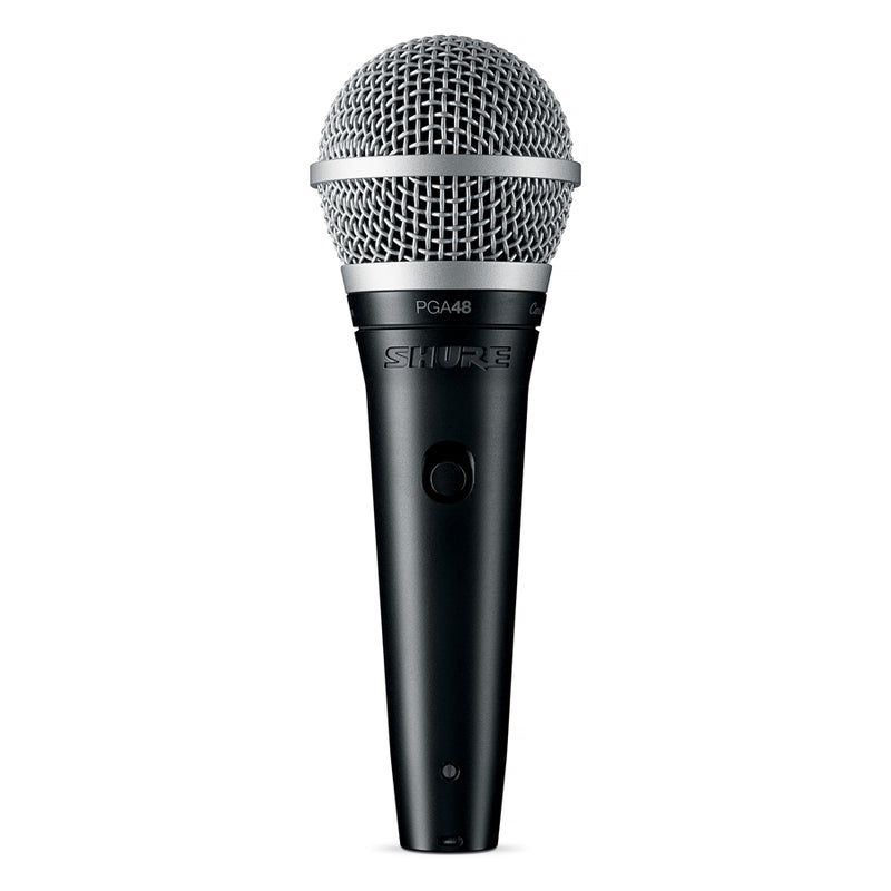 SHURE PGA48 CARDIOID DYNAMIC VOCAL MIC W/ON-OFF SWITCH