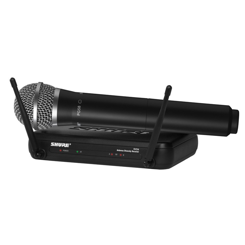 Shure SVX24 Hand-Held Wireless Microphone System With PG58