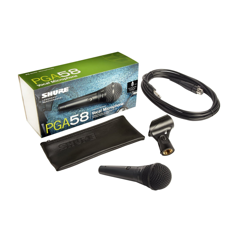 SHURE PGA-58 QTR Dynamic Microphone