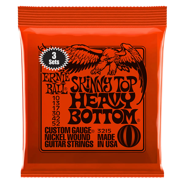 ERNIE BALL Slinky Top Heavy Bottom 10-52 Gauge 3 Pack