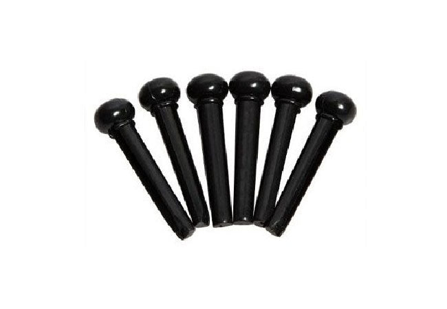 TAYLOR Bridge Pins Black Plastic Set 6